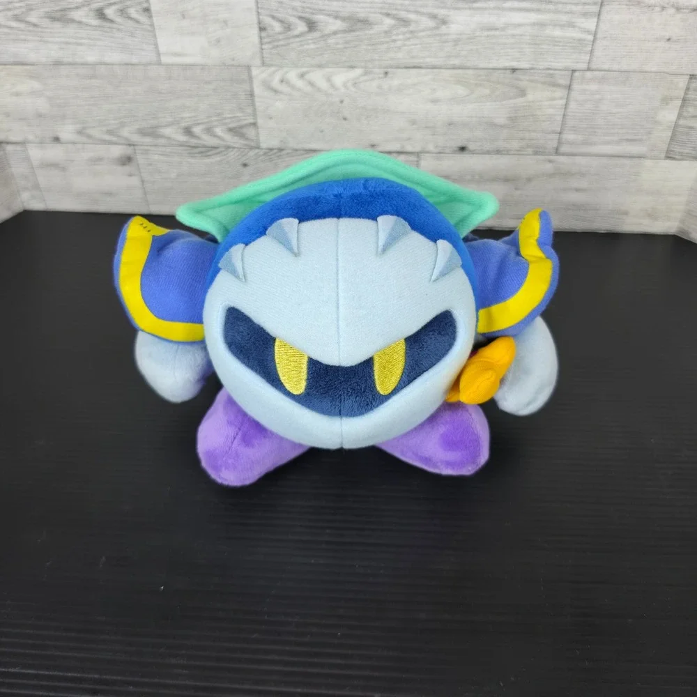 Kirby Meta Knight Plush San-Ei Little Buddy Nintendo Video Game Toy Blue 7.5in